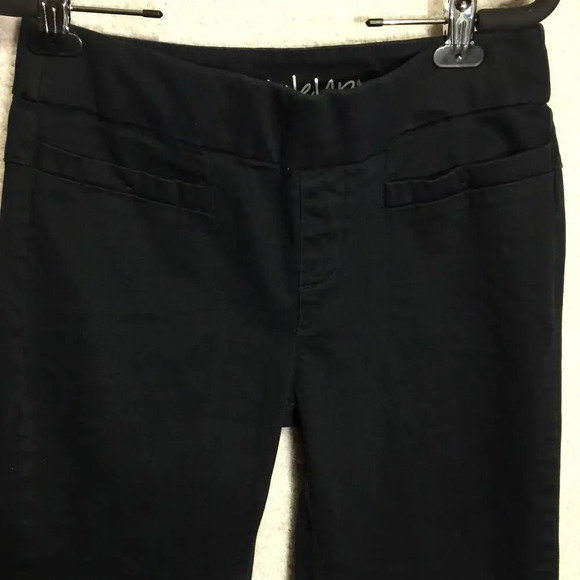 Lee Style up Stretch You are gorgeous women's cotton  straight leg Blk. Pants 6M - Picture 2 of 6